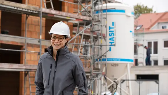 HASIT Mitarbeiter auf einer Baustelle